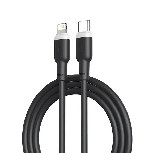 Кабель Lightning <--> Type-C  1.0м XO NB-208A, 20Вт, PD, черный