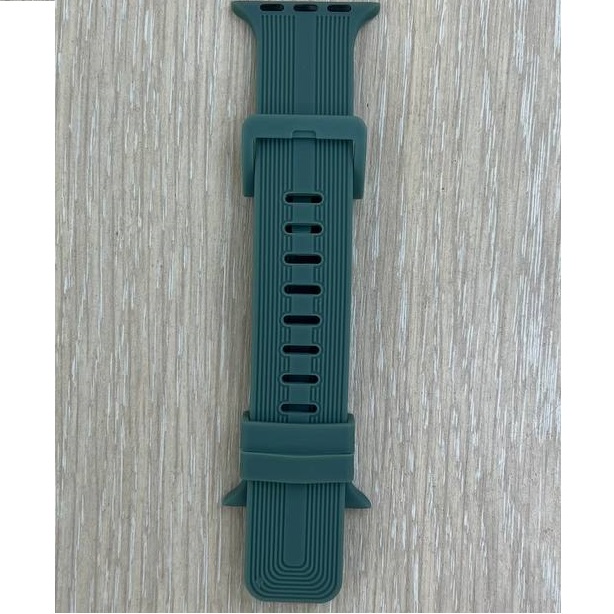 Силиконовый ремешок ISA для Apple Watch 38/40mm Sport сине-зеленый