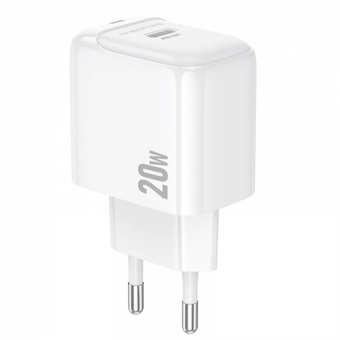 Сетевое ЗУ 1Type-C BOROFONE BAS43A PD20W белый