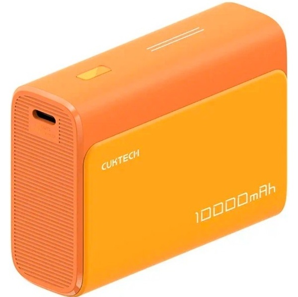 Внешний АКБ Cuktech ZMI (10000 мАч)3A QC 3.0 (1USB+1Type-C (PB100) оранжевый