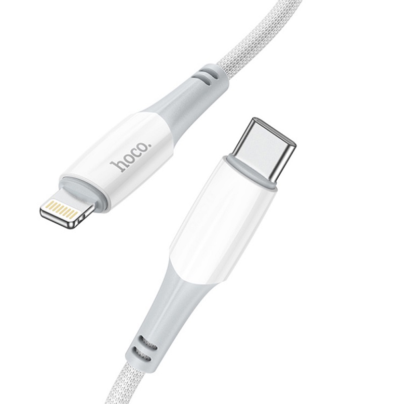 Кабель Lightning <--> Type-C  1.0м HOCO X70 Ferry, 20Вт, белый