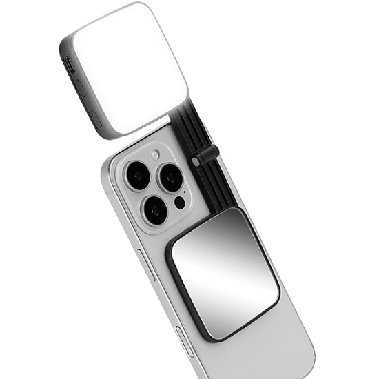 Свет для съемки WALKER WLR-A7, LED, 3 режима, магнитный, с зеркалом, портативный, черный