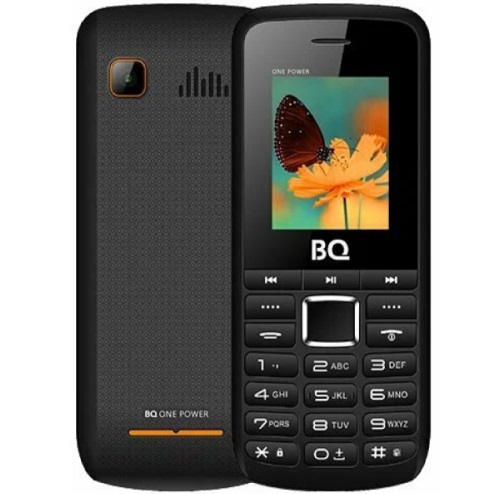 Телефон BQ 1846 One Power чёрный+оранжевый