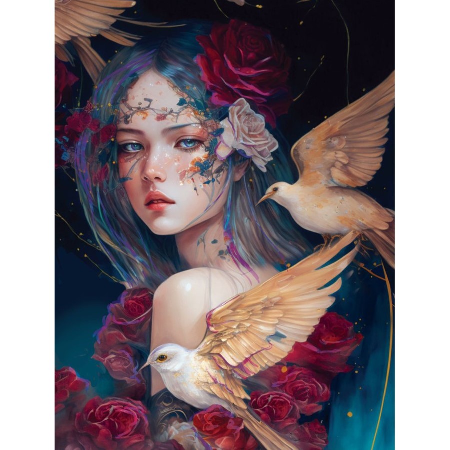 Картина по номерам с подрамником и поталью «Взгляд», 30 х 40 см 9688701