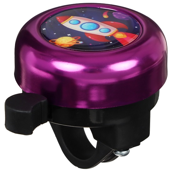 Звонок велосипедный GRAFFITI «Ракета»