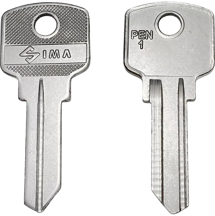 Заготовка ключа PEN-1_BZ1R/BZ2R_PNZ1L_PNZ1S_x_X26 KHP