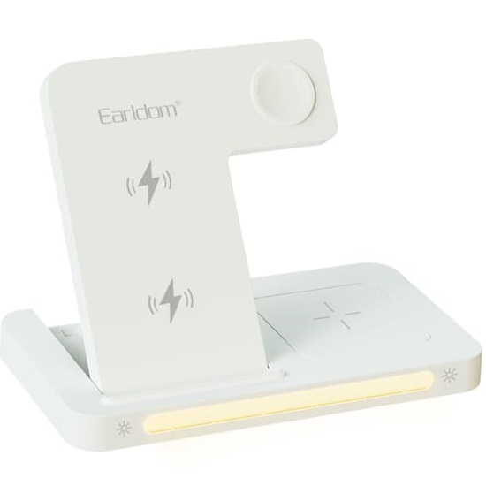 Беспроводное ЗУ EARLDOM ET-WC27 15W белый