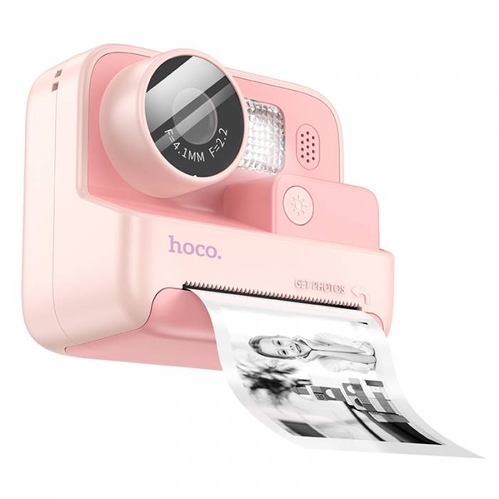 Детская камера HOCO DV200 Dual, розовый