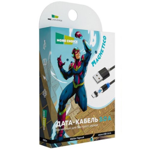 Кабель USB <--> Type-C  1.0м MORE CHOICE K61Sa черный