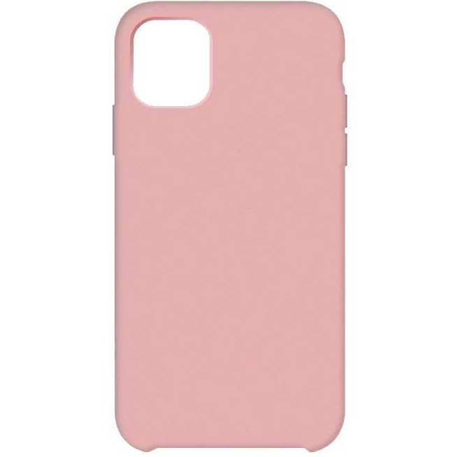 Силиконовый чехол STR Soft Touch для iPhone 11 Pro Max (бледно-розовый)