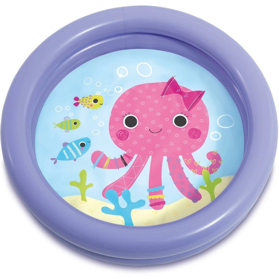 Бассейн надувной детский 61х15см INTEX "Первый бассейн" 17л, 1-3 лет, 2 вида (59409)