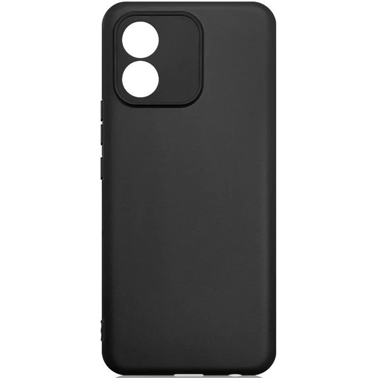Силиконовый чехол SILICONE CASE Soft Matte для Honor X5 (2023) черный