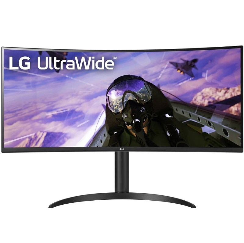 Монитор игровой 34" LG 34WP65C-B (VA/ 3440x1440/ 160 Гц), чёрный
