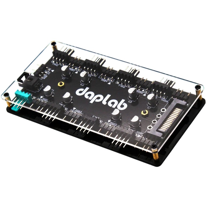 Разветвитель вентиляторов 4 pin PWM и ARGB 3pin для пк/ на магните (8+8)