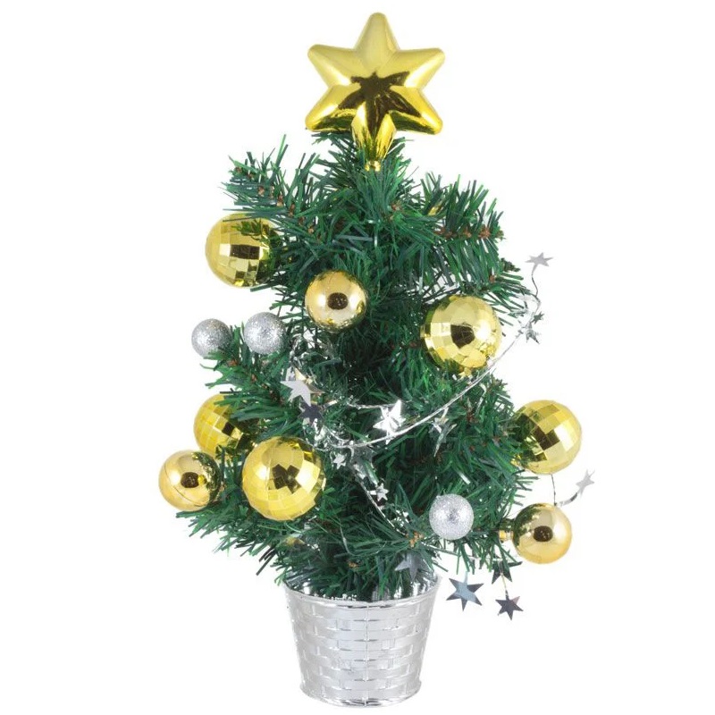 Ёлка искуственная декорированная ВОЛШЕБНАЯ СТРАНА SY15CJHW-009B 30 см арт.003271