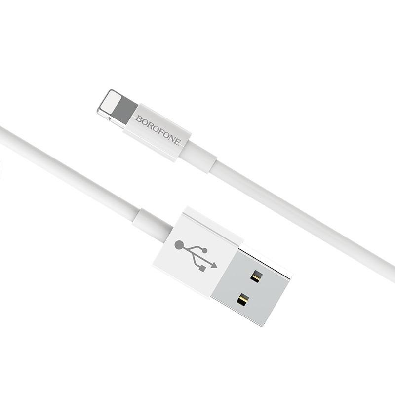 Кабель USB <--> Lightning  1.0м BOROFONE BX22 Enjoy белый