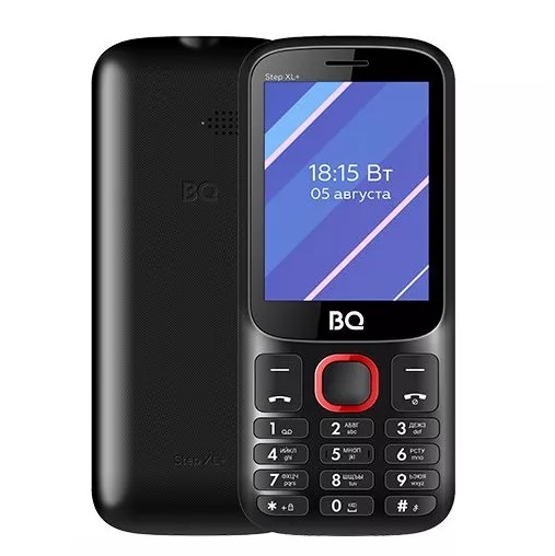 Телефон BQ 2820 Step XL+ Black+Red
