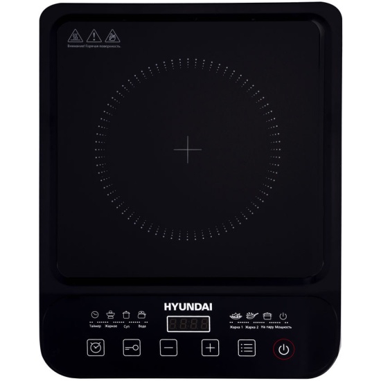 Индукционная плитка Hyundai HYC-0106 черный стеклокерамика (настольная)