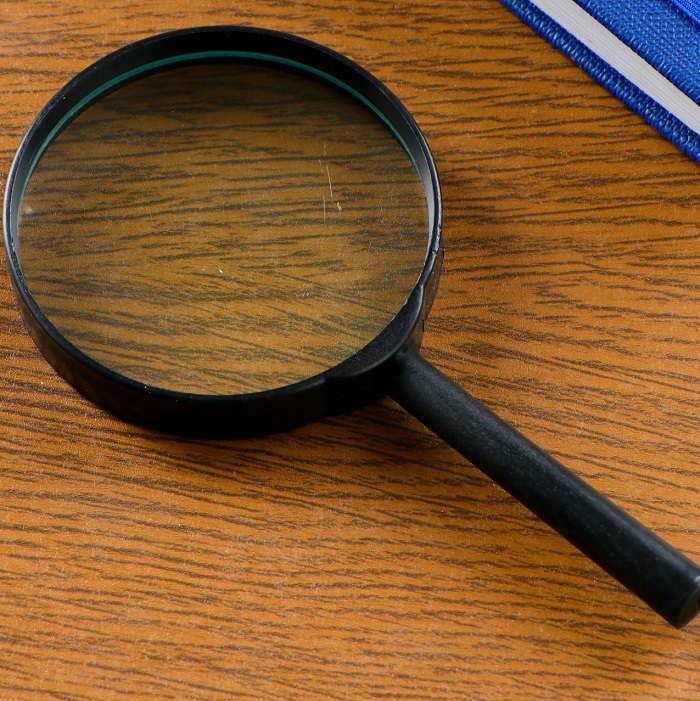 Лупа классическая 5х, d=7,5см, чёрная 486428