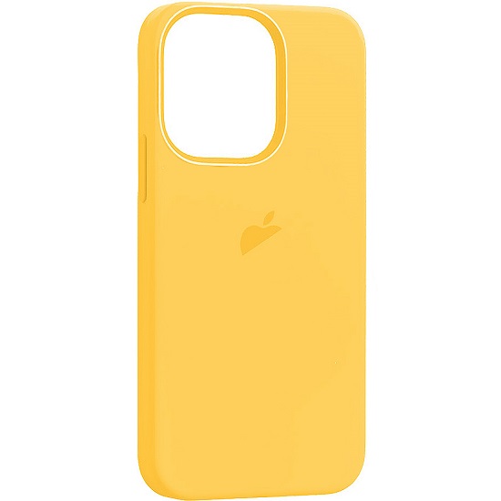 Силиконовый чехол SILICONE CASE для iPhone 15 Pro Max (MagSafe + анимация NFC Clear) c LOGO Sunshine