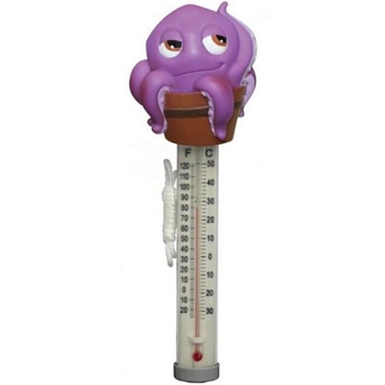 Термометр-игрушка KOKIDO "Осминожек" для измерения температуры воды в бассейне (K265DIS/6P) AQ12176