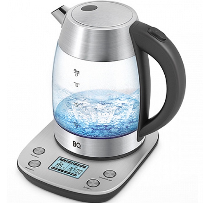 Чайник электрический BQ KT1703G Стальной-Черный