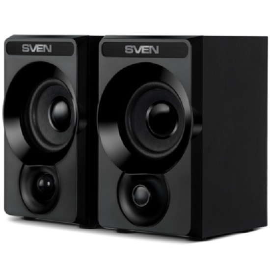 Колонки 2.0 SVEN SPS-535, чёрный (2*3Вт)