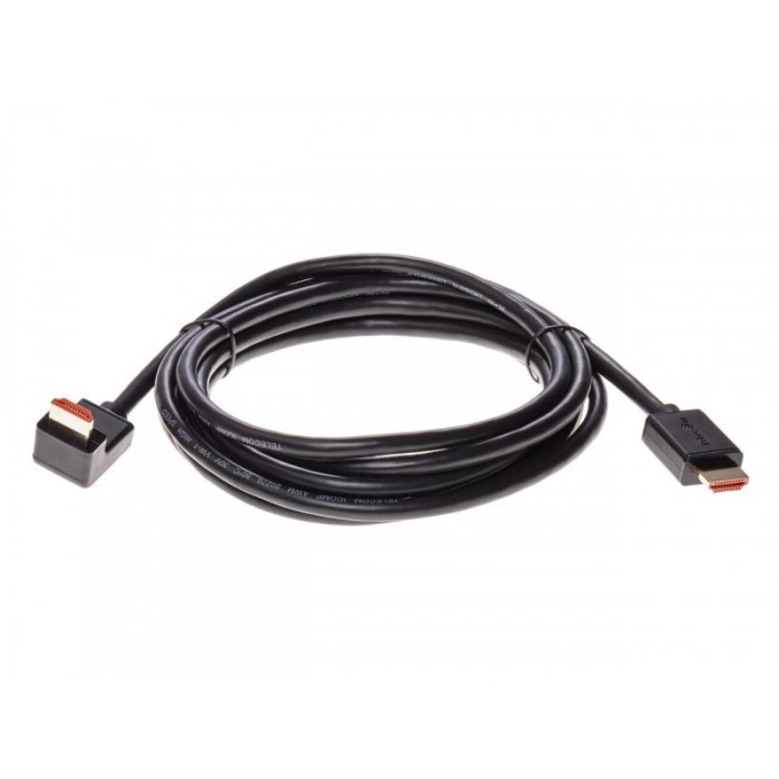 Кабель HDMI <--> HDMI  3.0м TELECOM <TCG225-3M> ver 2.0 угловой коннектор