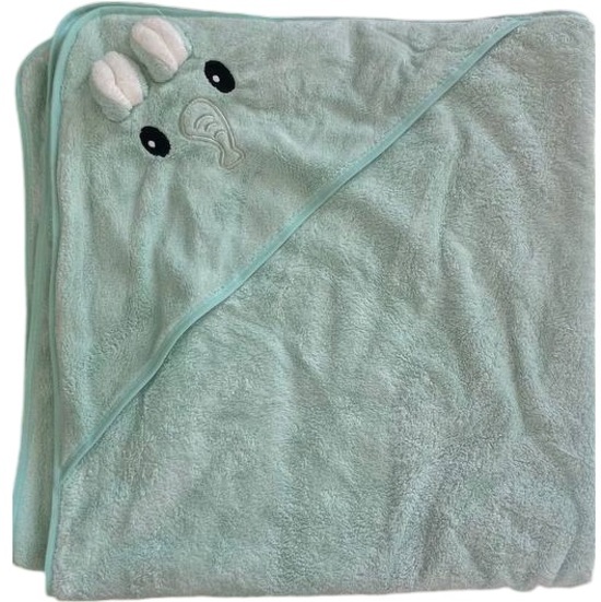 Уголок детский 80*80 "Зверята" микрофибра Зеленый