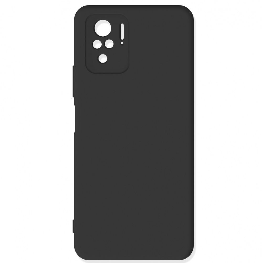 Силиконовый чехол NANO для Xiaomi Redmi Note 10pro (Черный)