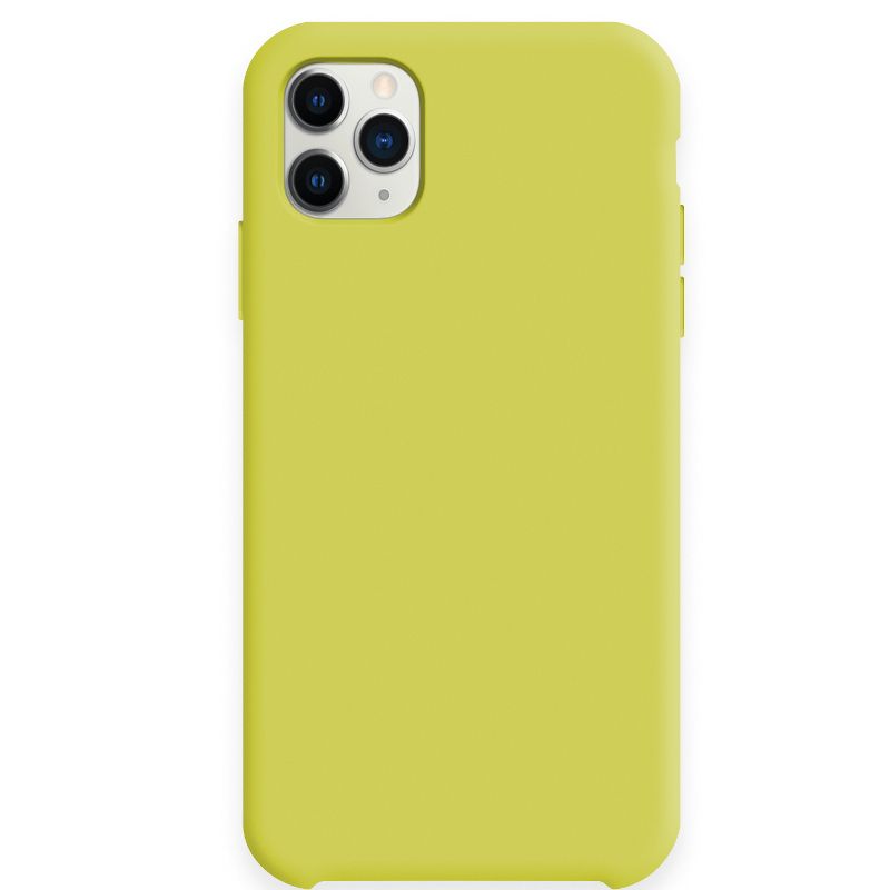Задняя накладка SILICONE CASE для iPhone 11 Pro (32) лимонный