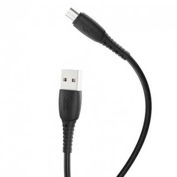 Кабель USB <--> microUSB  1.0м XO-NB-P163 черный