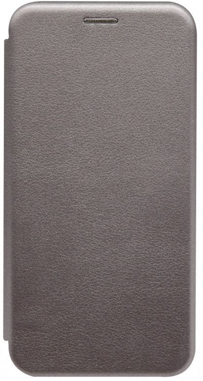 Чехол футляр-книга BF для Xiaomi Redmi Note 9/ Redmi 10X серебристый