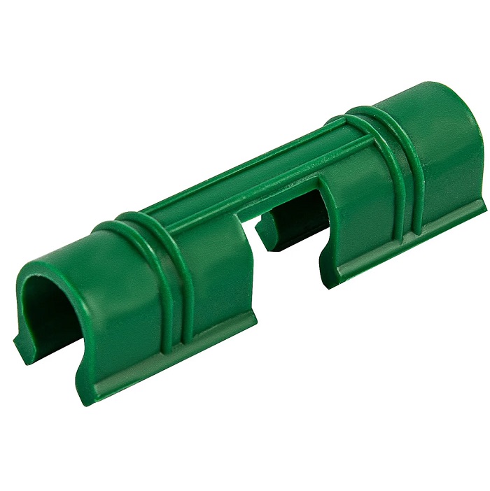 Универсальные зажимы для крепления пленки к каркасу парника d12мм, 20 шт/уп, зеленые// Palisad 64429