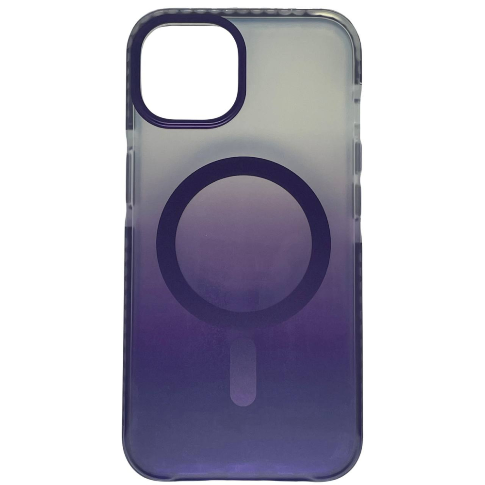 Силиконовый чехол MagSafe Gradient для iPhone 13 (МИКС)