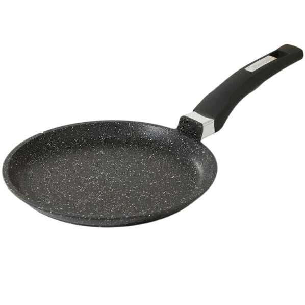 Сковорода блинная индукционная 22см МЕЧТА Гранит black. Induction Pro