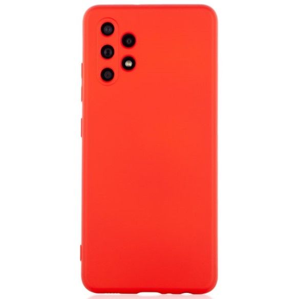 Задняя накладка SILICONE CASE Soft Matte для Samsung Galaxy A32 красный