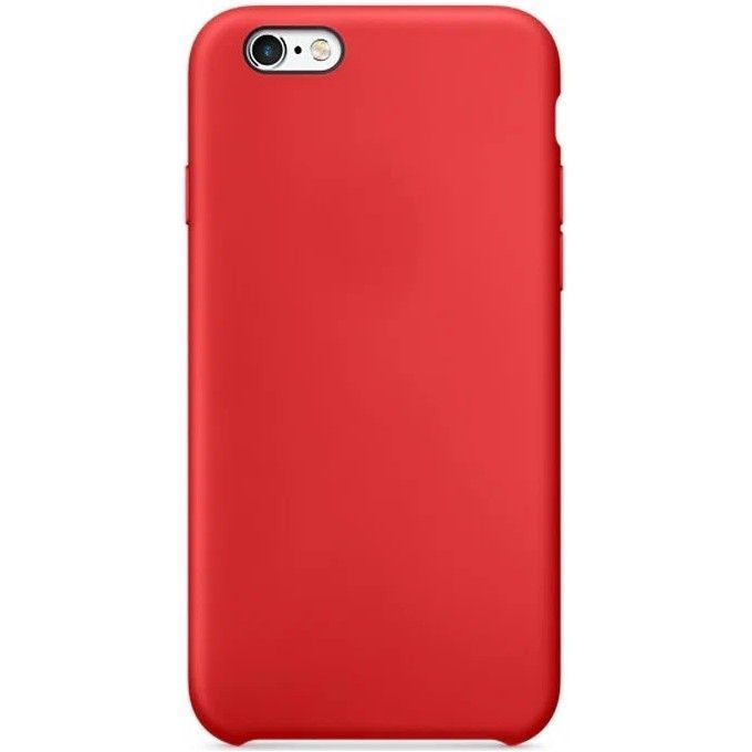 Задняя накладка PERO LIQUID SILICONE для iPhone 6/6s красный