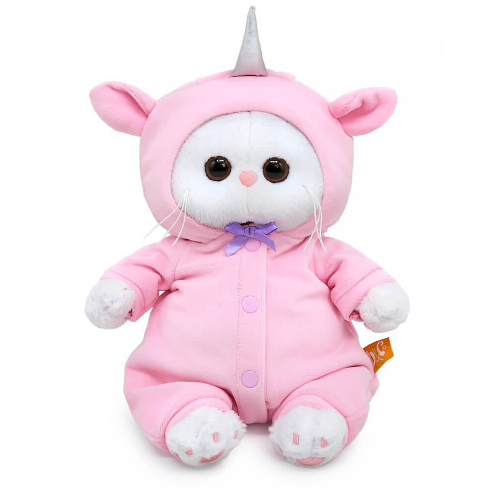 Мягкая игрушка Кошечка Ли-Ли BABY в комбинезоне "Единорог", 20 см (LB-145)