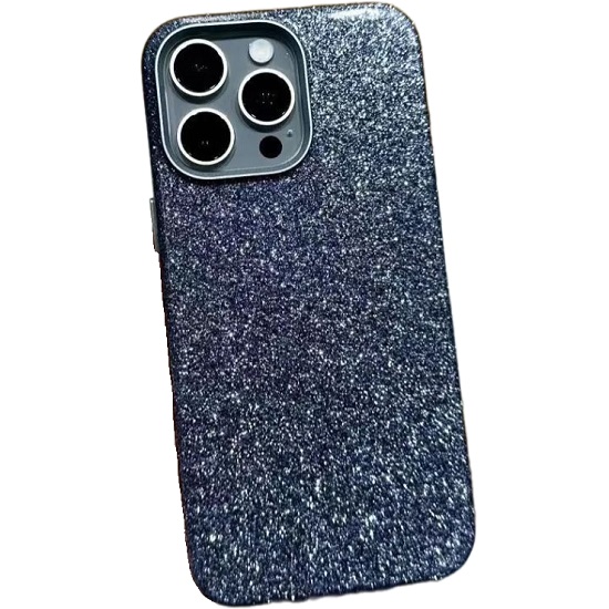 Силиконовый чехол KZDOO для iPhone 15 Sparkle Grey