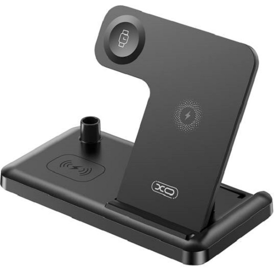 Беспроводное ЗУ WX033 4в1 15W, черное (-)