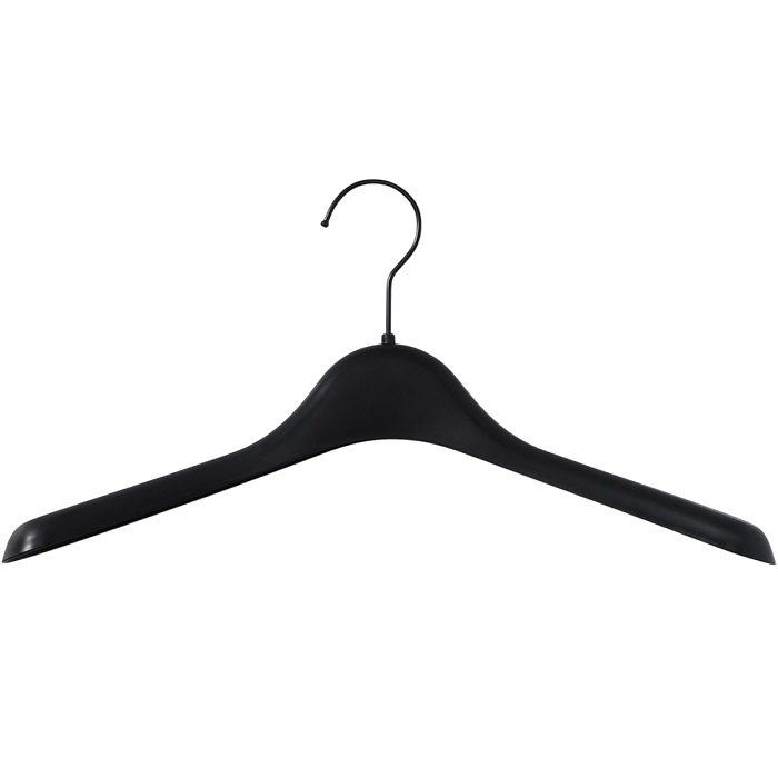 Плечики - вешалка для одежды Доляна, размер 40-44, широкие плечи, цвет чёрный