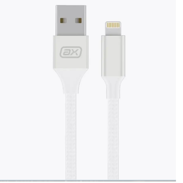 Кабель USB <--> Lightning  1.2м AXXA белый