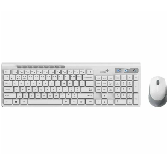 Клавиатура+мышь БП GENIUS  Smart KM-8230 WHITE, белый (31340015402)
