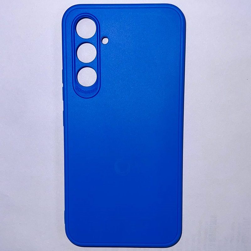 Задняя накладка Мобилис для Samsung Galaxy A54 5G, синий , матовая с защитой камеры