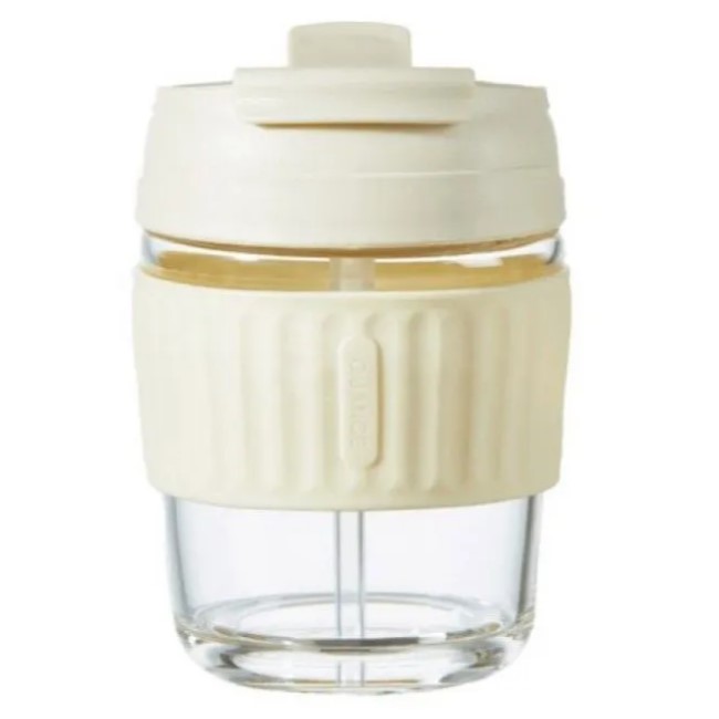 Стеклянная кофейная чашка Quange KF200 White