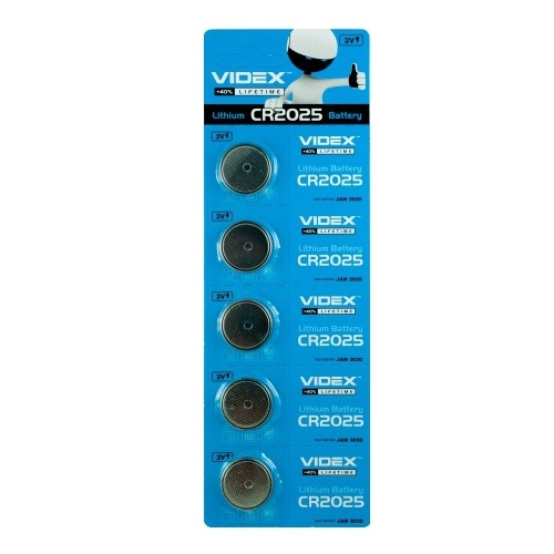 Элемент питания VIDEX CR2025 BL-5