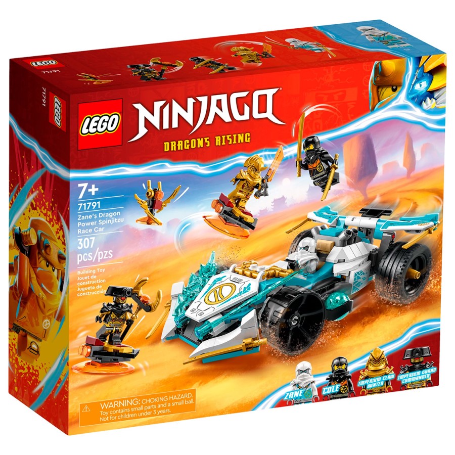 Конструктор LEGO NINJAGO 71791 Сила дракона Зейна: Гоночный автомобиль Кружитцу