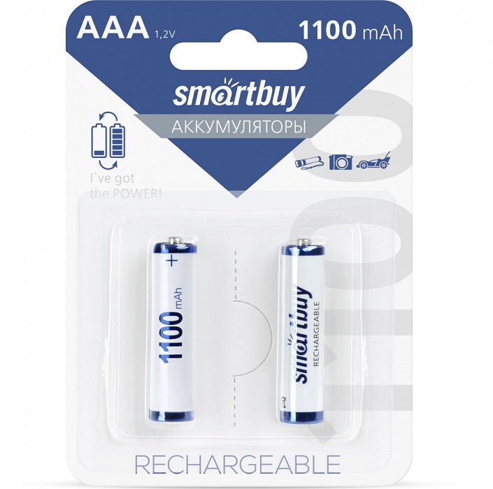 Аккумулятор SMARTBUY R03 1100 mAh BL-2