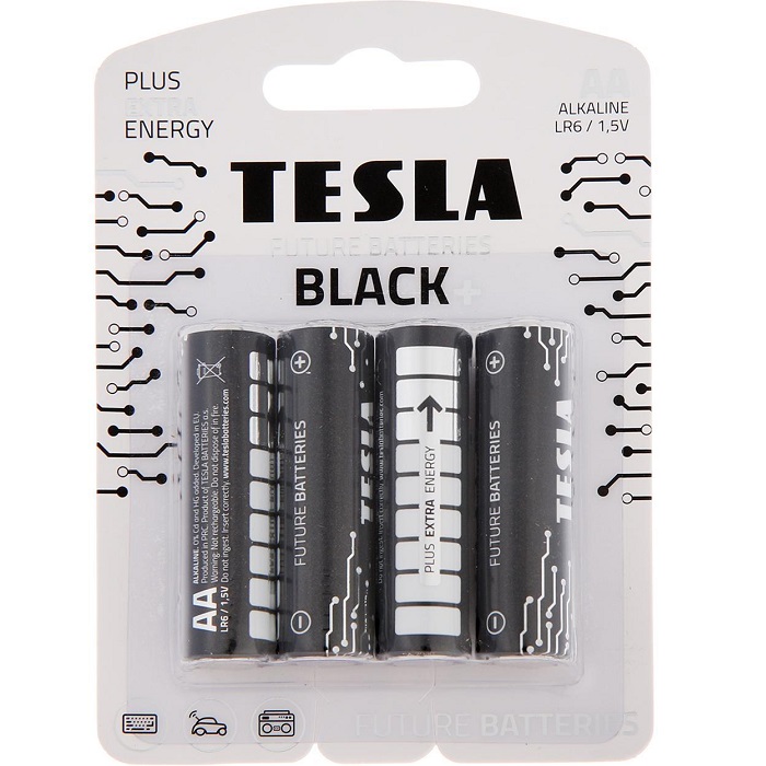 Элемент питания TESLA BLACK+ LR06 BL-4 (4/48/480/25920)